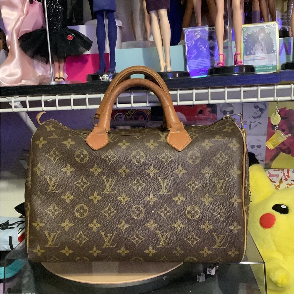 Vintage Louis Vuitton Brown Monogram Canvas Bag-USA model